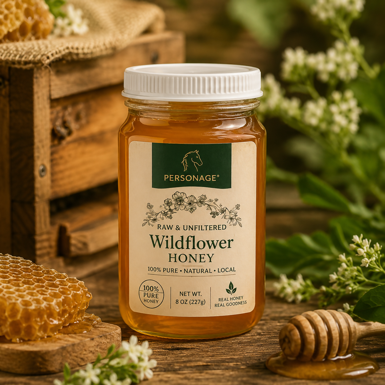Raw Wildflower Honey 8oz