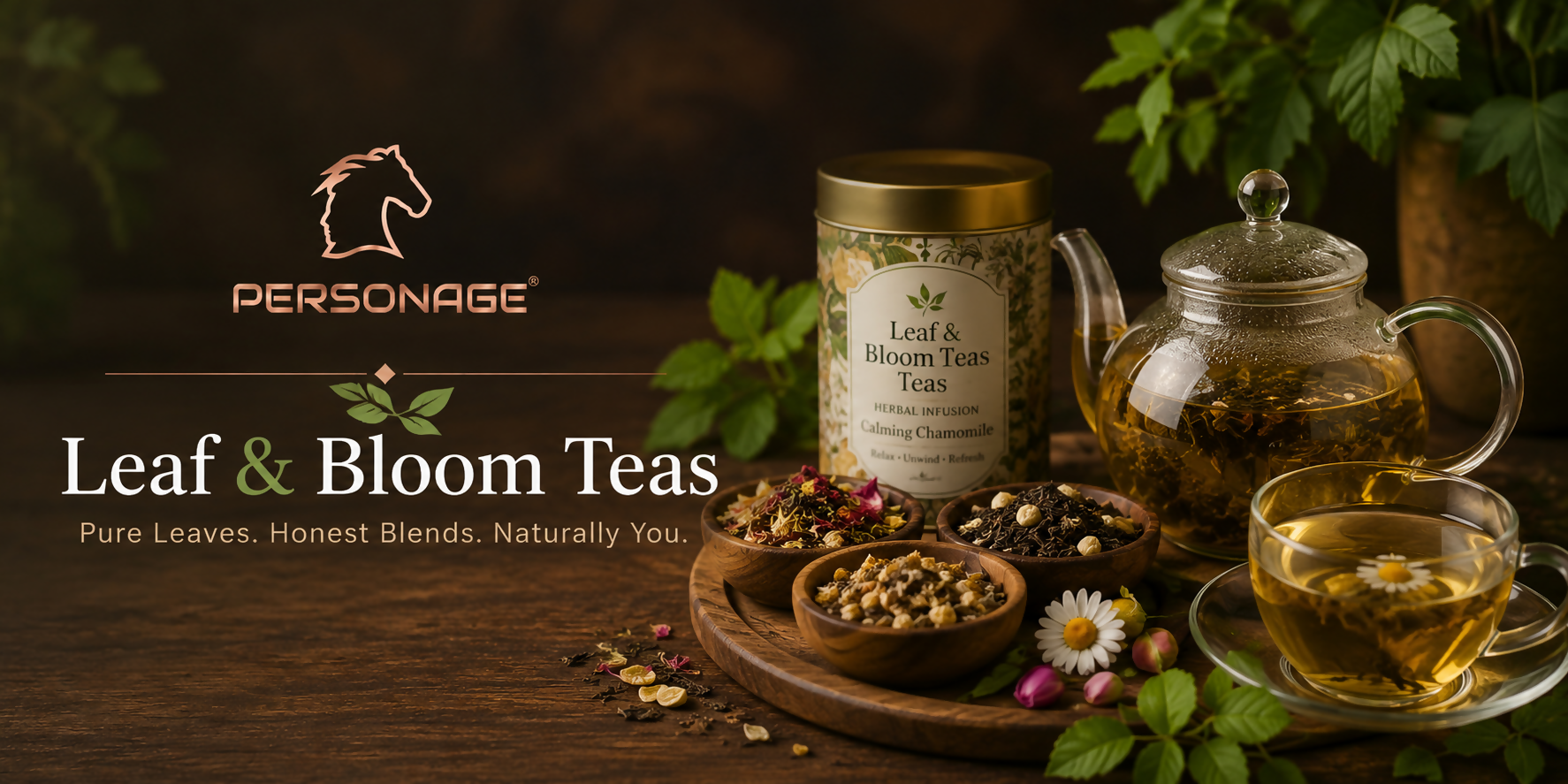 Leaf & Bloom Teas store banner
