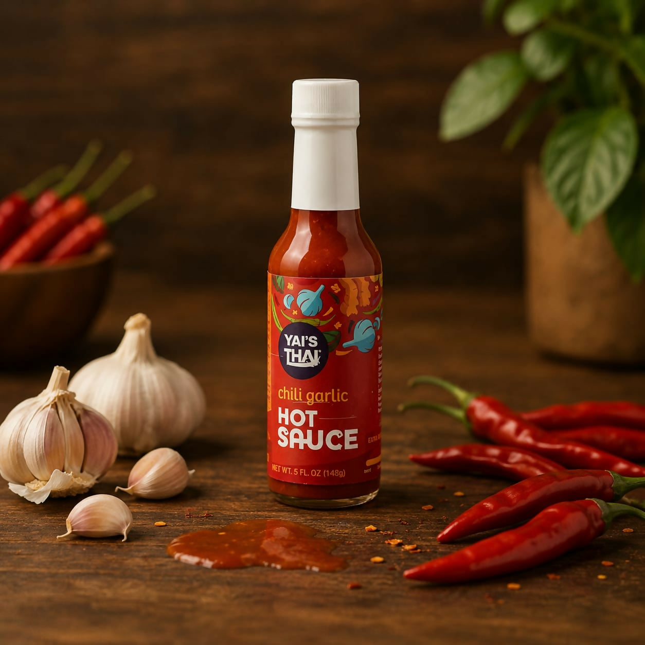 Spicy Garlic Hot Sauce 5oz