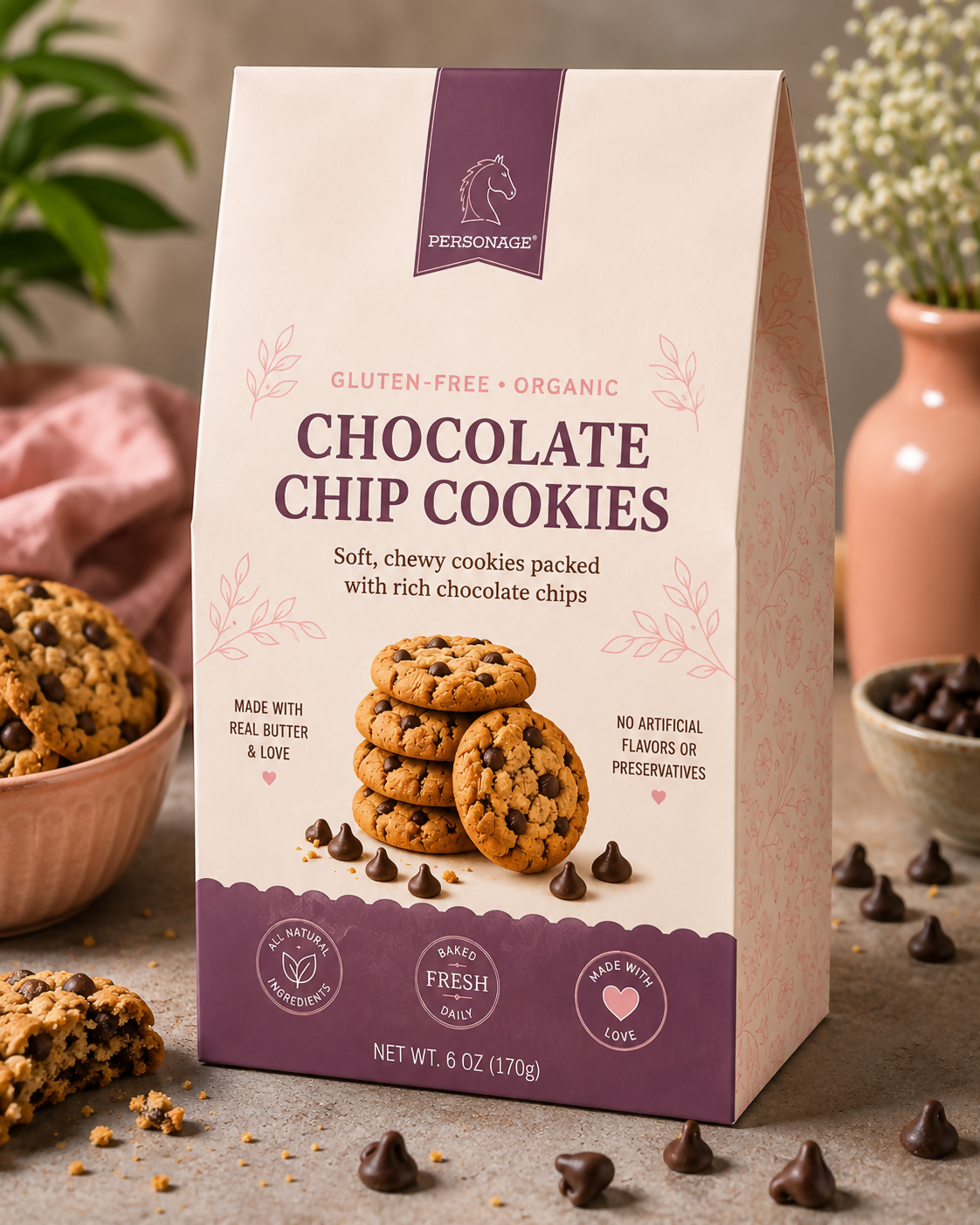 Classic Chocolate Chip Cookies (6 pack)